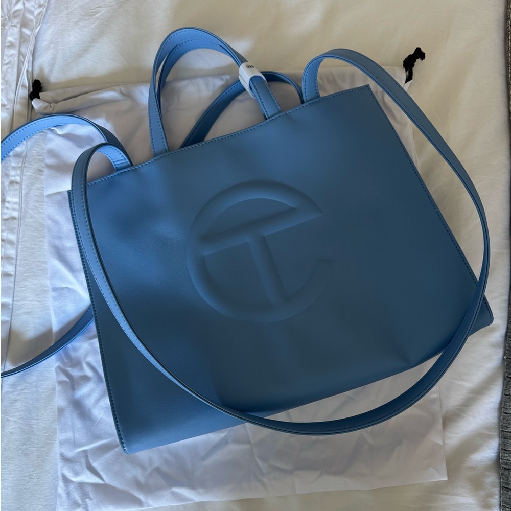Medium Cerulean Shopping Bag